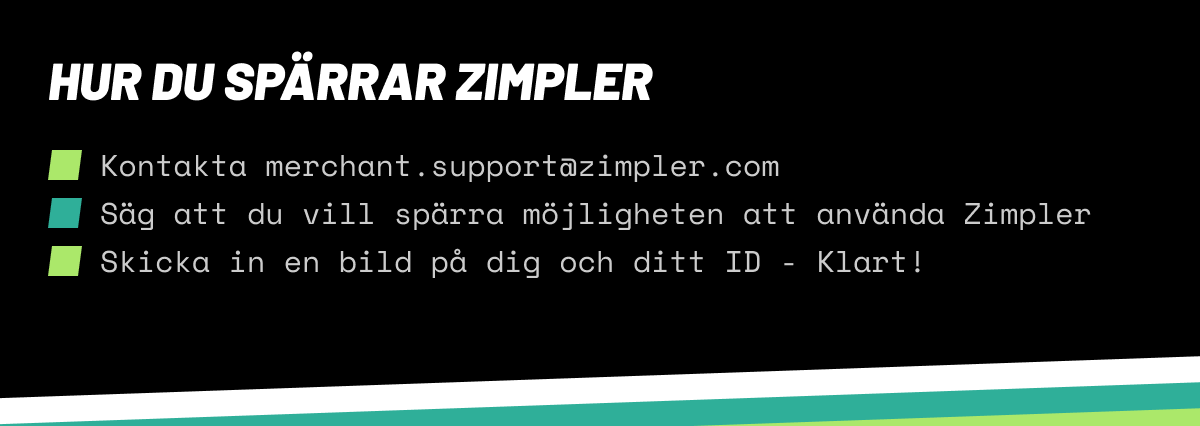 hur du spärrar Zimpler